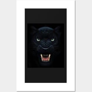 Lovely &amp; Cool panther Illustration Gift idea For Family members Posters and Art